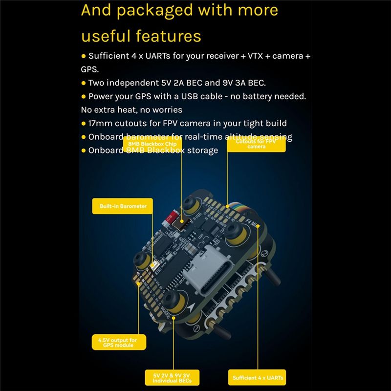 B92B for Speedybee F405 Mini S - đánh giá và giá Drone Racing Esc